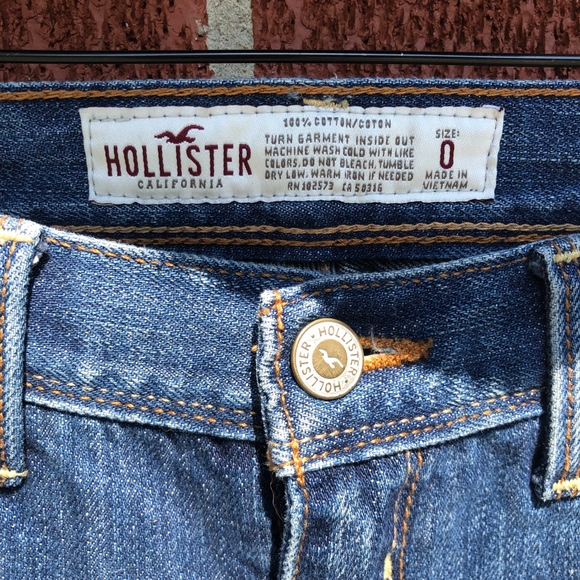 Buy 2 Get 1 Free: Hollister 100% Cotton Jeans - Picture 2 of 3